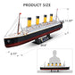 CubicFun 3D Puzzles | LED Titanic Ship Model | 266-Piece Cruise Jigsaw Puzzle