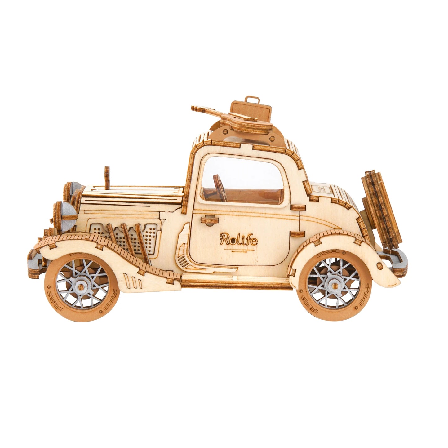 Robotime Rolife Vintage Car Model | 3D Wooden Puzzle | TG504