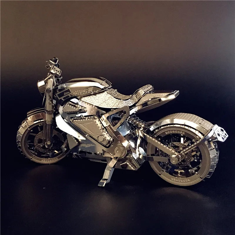 IRON STAR Stainless Sliver | 3D Motorcycle Puzzle