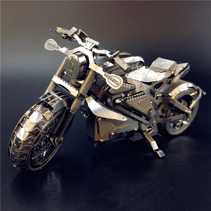 IRON STAR Stainless Sliver | 3D Motorcycle Puzzle