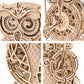 3D Wooden Puzzle Owl Clock Model Building Kit