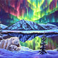 Evershine 5D DIY Diamond Painting | Aurora Full Square Diamond Landscape Kit | Home Decor Crafts