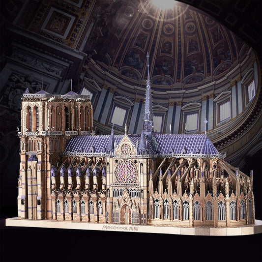 Piececool 3D Metal Jigsaw Puzzle | Notre Dame Cathedral Paris Model Building