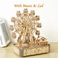 3D Wooden Puzzles | LED Rotatable Ferris Wheel | Music Box