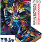 Kitty Puzzle | Wooden Animal Jigsaw Puzzles For Kids Adults | 368 Pieces