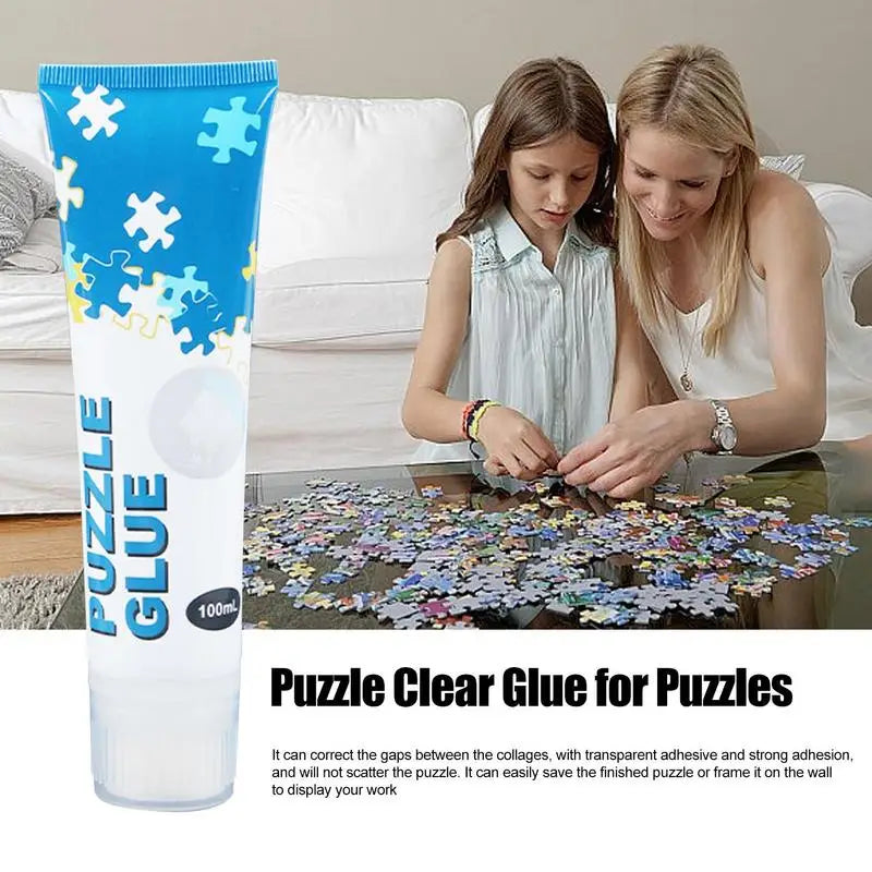 100ml Jigsaw Puzzle Sealer | Puzzle Glue Conserver | Permanent Hold Shine Effect