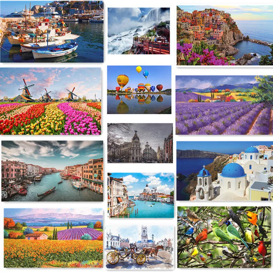 500 Pieces Creative Jigsaw Puzzle | Landscape Puzzles | Paper Puzzles