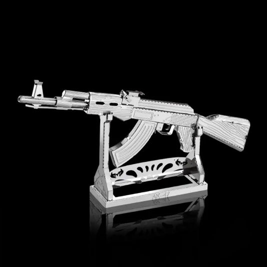 AK-47 3D Metal Puzzle | Model Laser Cut Jigsaw