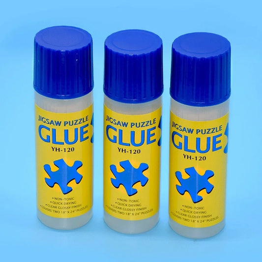 120ml Safe Clear Glue Stick | Jigsaw Puzzle Conserver | Non-Toxic Self Applying Fast Dry