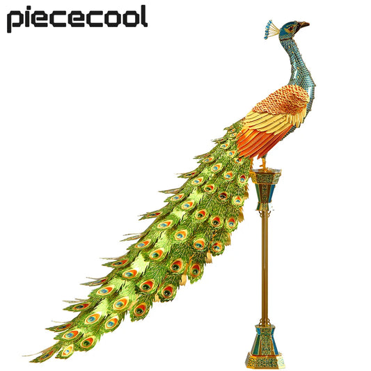 Piececool 3D Puzzle Jigsaw | Peacock DIY Metal Model