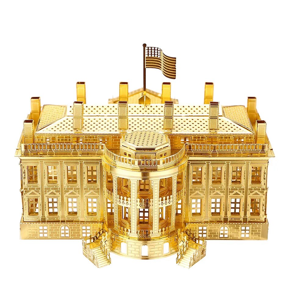 3D Metal Puzzle | White House Model Kits DIY