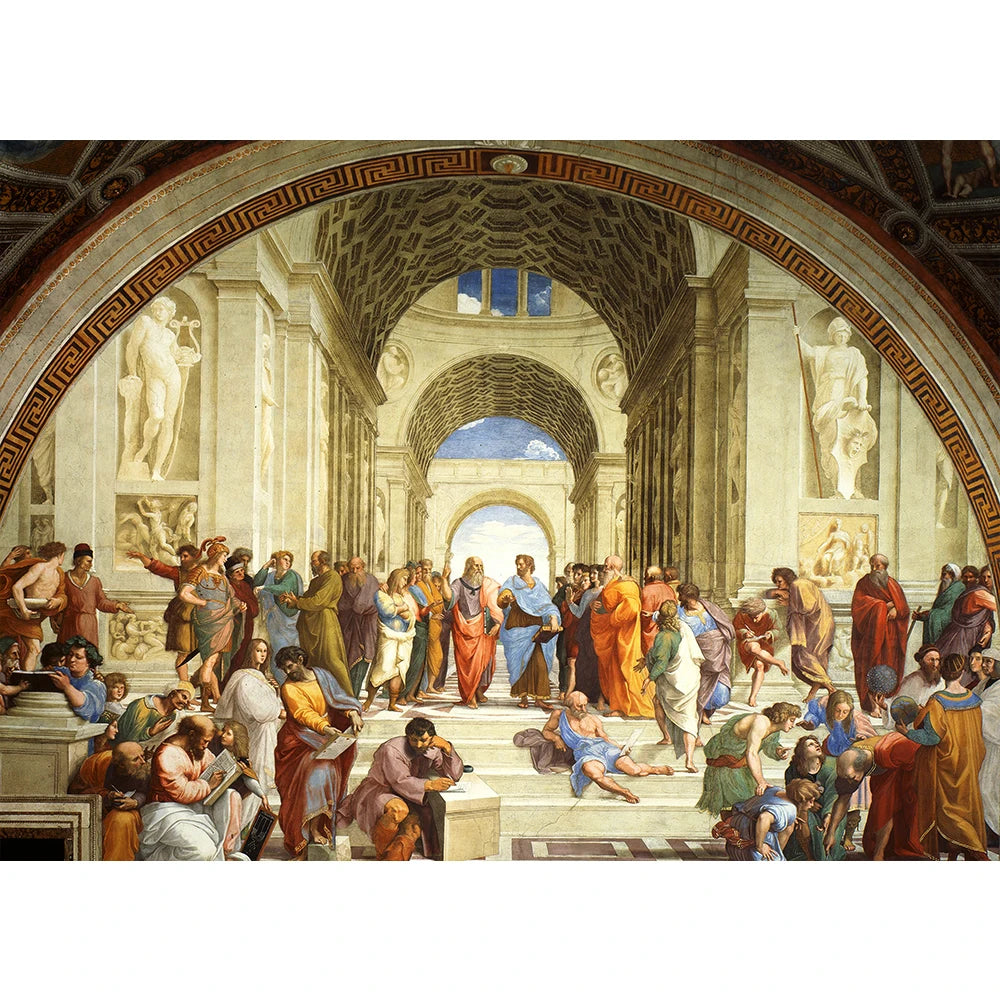 MaxRenard Jigsaw Puzzle | 1000-Piece School of Athens Board