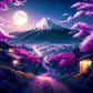 EverShine Mountain Diamond Painting Scenery | New Arrival Mosaic Tree Picture Fantasy