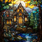 EverShine Diamond Painting Tree Mountain Full Drill Craft Kit |Scenery Nature Diamond Mosaic Stained Glass | Wall Art