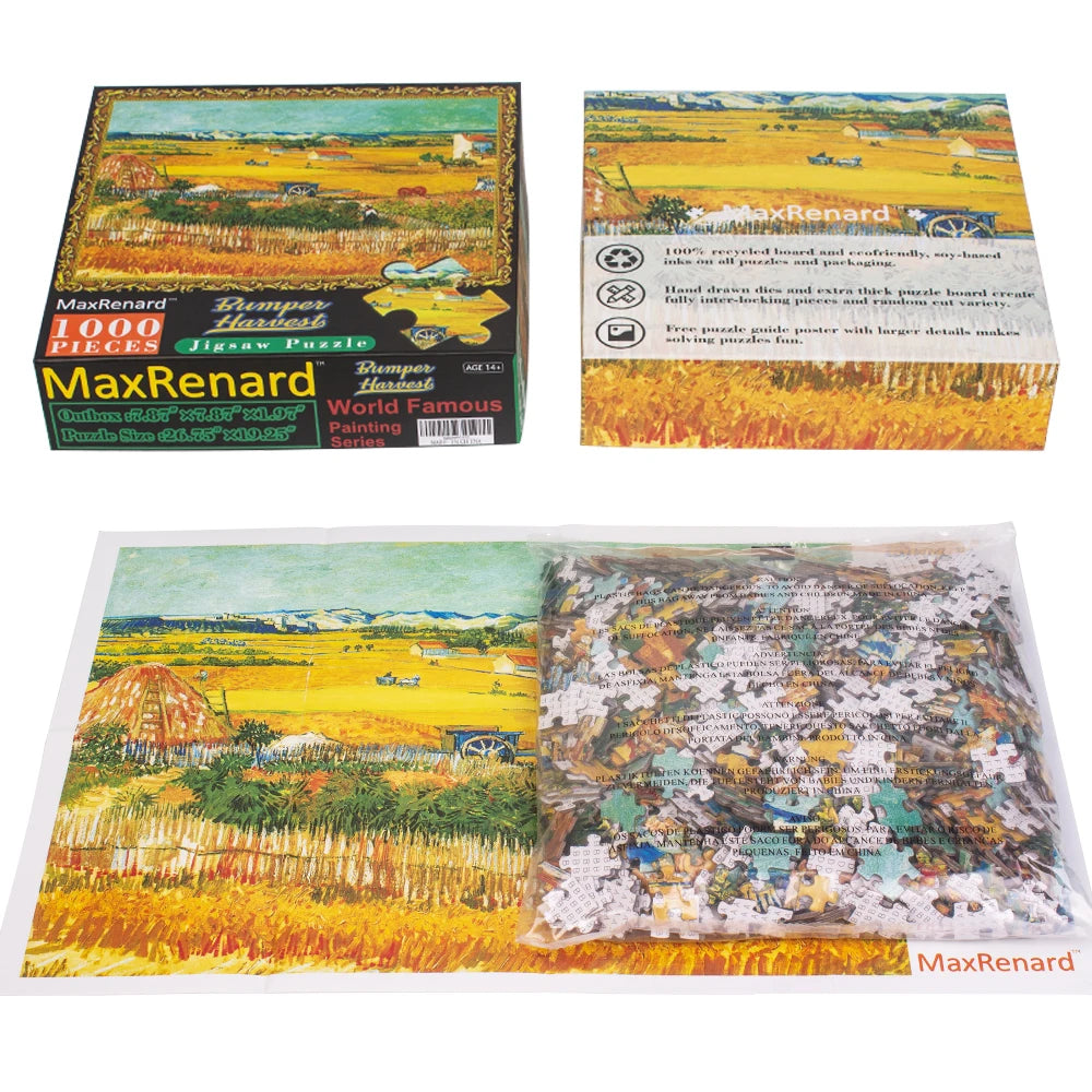 1000-Pieces Jigsaw Puzzle | Van Gogh Bumper Harvest