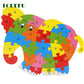 English Letter Building Block Wood Animal Jigsaw Puzzle |Children Cognition Intelligence Toy for Toddlers |Early Educational Gifts