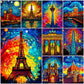 EverShine Full Drill Diamond Painting Building | DIY Hobby Scenery Eiffel Tower Diamond Painting City