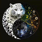 EverShine Full Square Diamond Painting Tiger Craft Kit | Tai Chi Diamond Painting Animal DIY | 30*30cm Diamond Painting