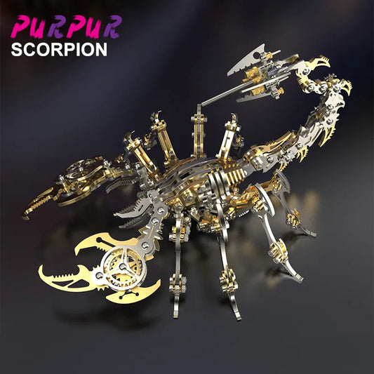 3D Metal Mechanical Insect Model| DIY Animal Puzzle