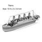 3D Metal Puzzle Black Pearl | Destroyer Titanic Model