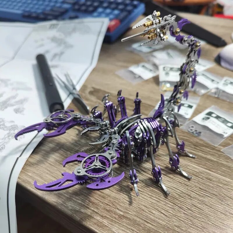 3D Metal Mechanical Insect Model| DIY Animal Puzzle