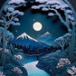 EverShine 5D DIY Diamond Painting Mountain Moon | New Arrivals Mosaic Landscape Full Craft Kit