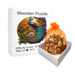 Animal Wooden Puzzle | Round Peacock Bird Wooden Puzzle | Multi-Size