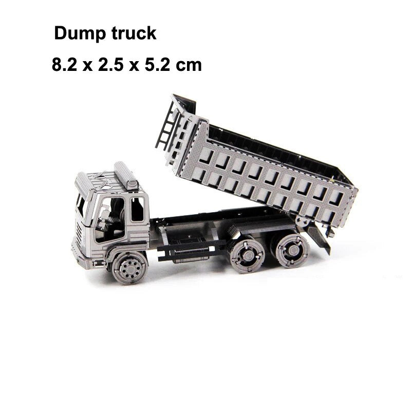 3D Metal Puzzle | Wheel Loader | Crane Truck Model