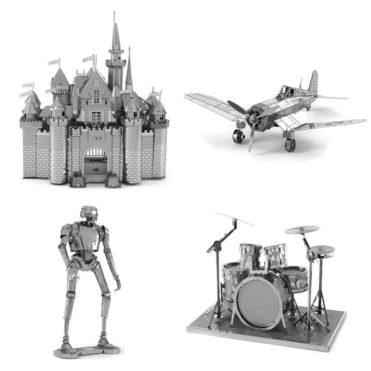 3D Metal Model | DIY Puzzle Castle Drum Puzzle