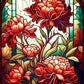 EverShine 5D Diamond Painting Rose Lotus Stained Glass | Flower Diamond Painting Art