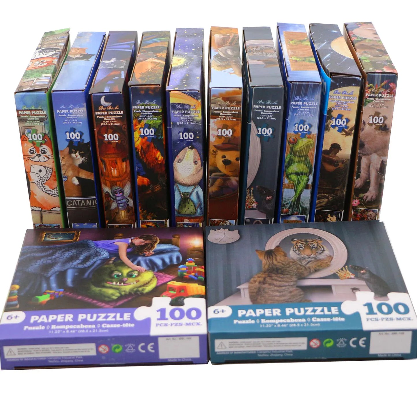 100 Pieces Jigsaw Puzzle | Assembling Animals Decompression Puzzles