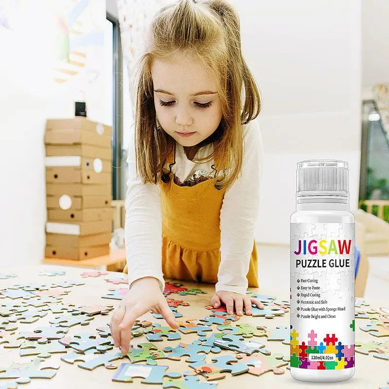 5D Diamond Painting Sealer | Jigsaw Puzzle Art Glue | Continuous Hold Gloss Effect 120ml