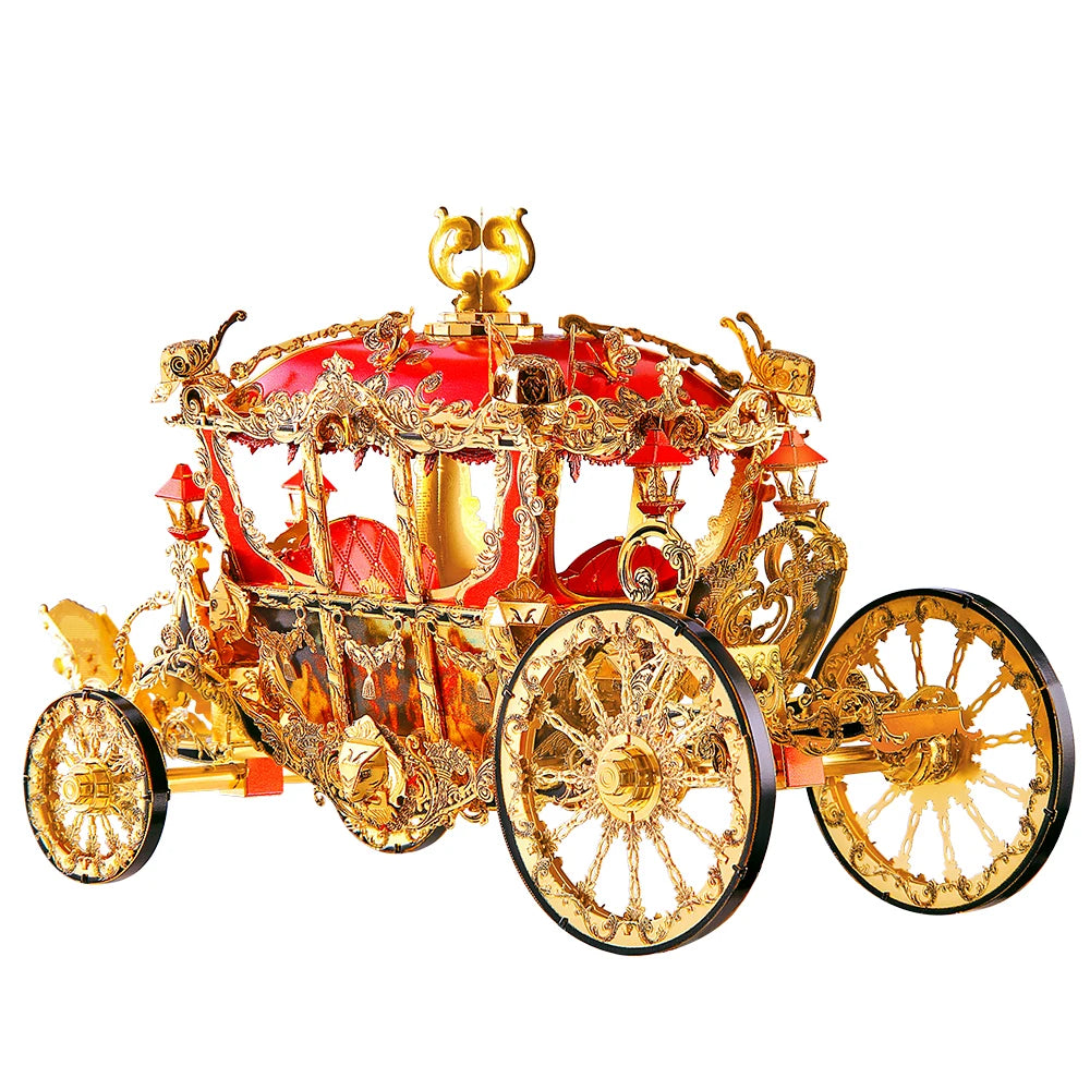 Piececool 3D Metal Puzzle | Princess Carriage Model